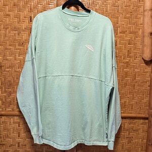 Spirit Jersey Sur La Mer Biarritz France mint long Sleeve Tee Large